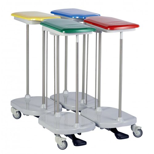 Carro para bolsas para ropa sucia - LBCQCPNM - MECHIN - de hospital / de transporte / 4 bolsas