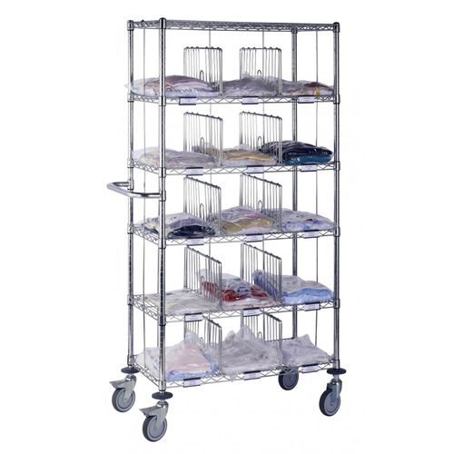 Carro para bolsas para ropa limpia - Distri10 - MECHIN - médico / de transporte / de distribución