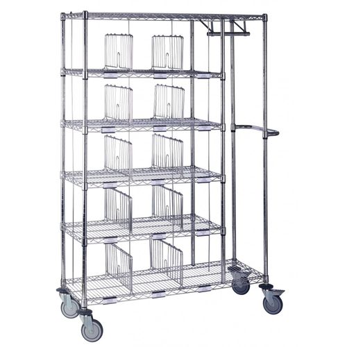 Carro para bolsas de hospital - Distri15P - MECHIN - de distribución / de transporte / con puerta