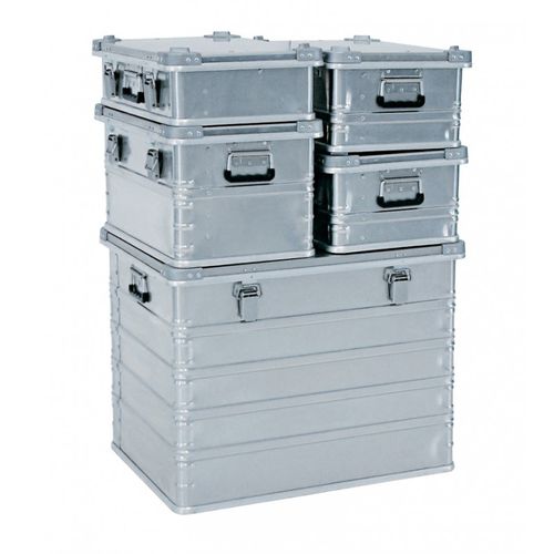 Contenedor tipo cesta para almacenamiento - 214 series - MECHIN - de aluminio / con tapa