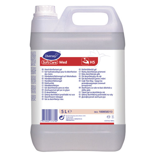 Solución hidroalcohólica 72 % - 100858313 - DIVERSEY - 5.000 ml