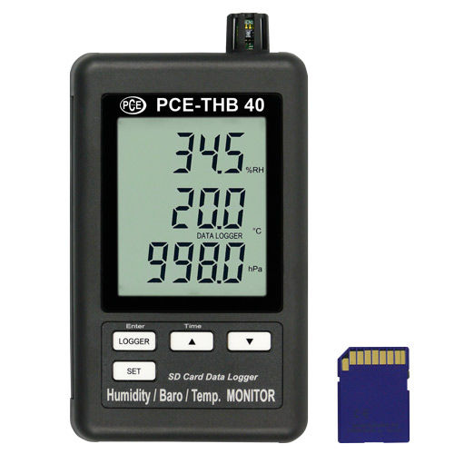 Registrador de datos de temperatura - PCE-THB 40 - PCE Ibérica S.L. - de humedad / de presión / USB
