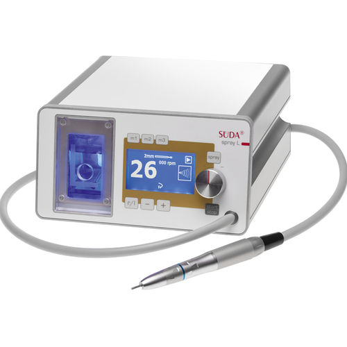 Micromotor de pedicura - SÜDAspray S - SÜDA - eléctrico sin cepillo / de mesa / con chorro de agua interno