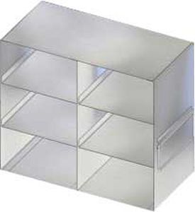 Soporte de laboratorio para cajas de congelación - URO233 - LABRepCo - para congeladores de laboratorio