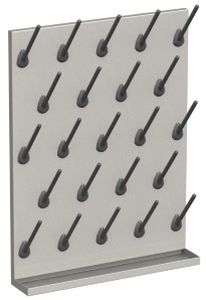 Soporte de laboratorio para tubos - Mott Manufacturing - de secado