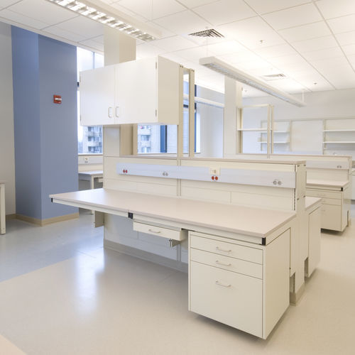 Armario para mesa de laboratorio - SIGMA FLEX™ - Mott Manufacturing - de laboratorio / con puerta / con cajón