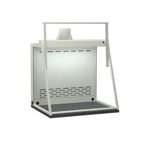 Campana de aspiración química - GlassGuard™ - Mott Manufacturing - de escape / de contención / de pesaje