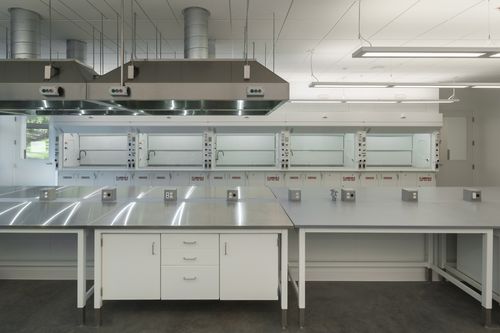 Campana de escape - Mott Manufacturing - de laboratorio / con alero / a medida