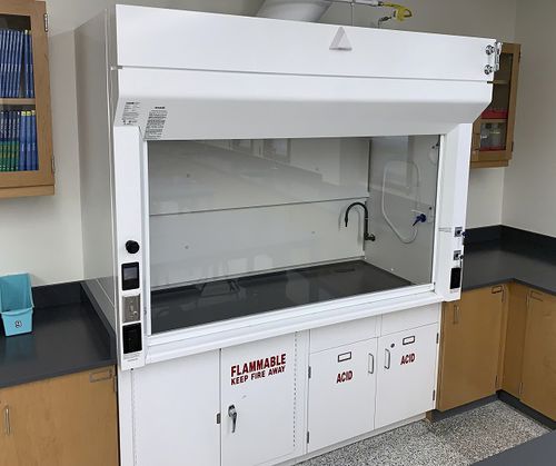 Campana de laboratorio - Sash Operator 2 Plus - Mott Manufacturing - de mesa / de acero inoxidable / con puerta frontal corredera