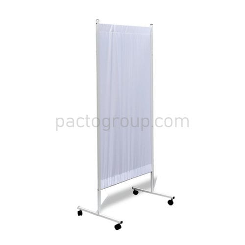 Biombo médico con ruedas - SHP-1 - Pacto Trade Industrial Group - 1 panel / con cortina