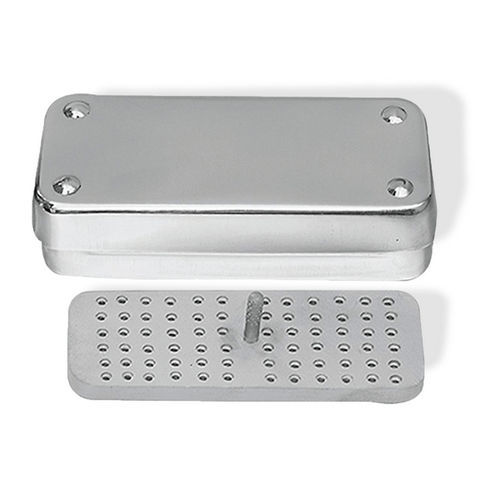 Caja para instrumental dental - CIL-057 001 001  - Chaplet International - para almacenamiento / de acero inoxidable / apilable