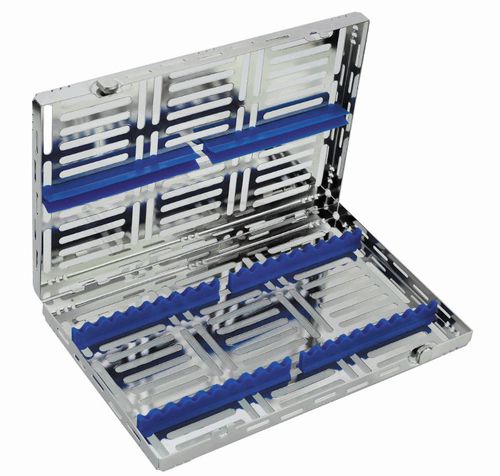 Cassette de esterilización para instrumental dental - CIL 022 009 001 - Chaplet International - perforado