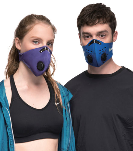 Mascarilla de protección de tejido - Spro Medical Supplies - con válvula de espiración / semimáscara / unisex