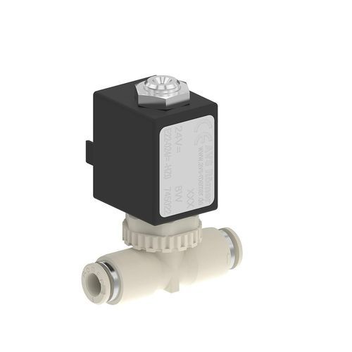 Válvula para las ciencias de la vida - EAV 800 - AVS Ing. J.C. Römer - con solenoides / de acero inoxidable / negra