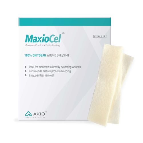 Apósito cutáneo estéril - MaxioCel® MX2530 - Axio Biosolutions - sin tejer / hipoalergénico / absorbente
