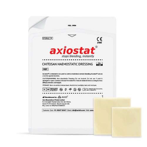 Agente hemostático pad - Axiostat® V25 - Axio Biosolutions - cirugía cardiovascular