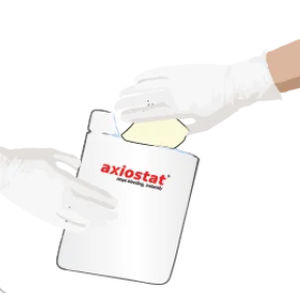 Agente hemostático pad - Axiostat® L150 - Axio Biosolutions - cirugía de las heridas