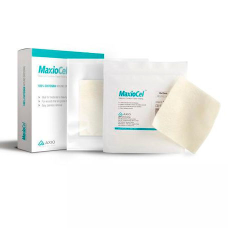 Apósito cutáneo estéril - MaxioCel® MX1010	 - Axio Biosolutions - sin tejer / hipoalergénico / absorbente