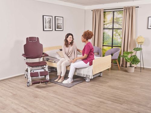 silla de ducha con reposabrazos - BEKA Hospitec
