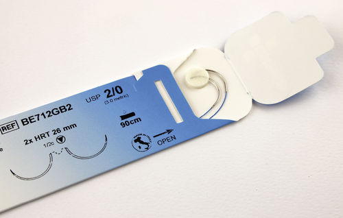 Hilo de sutura no reabsorbible - BIOLENE - Bio Sud Medical Systems - cirugía cardiovascular / neurocirugía / 5-0