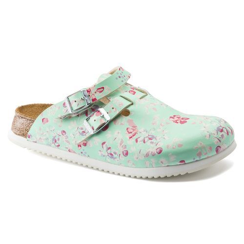 Zueco hospitalario para mujer - Kay Super Grip - Birkenstock - antideslizante / lavable / verde