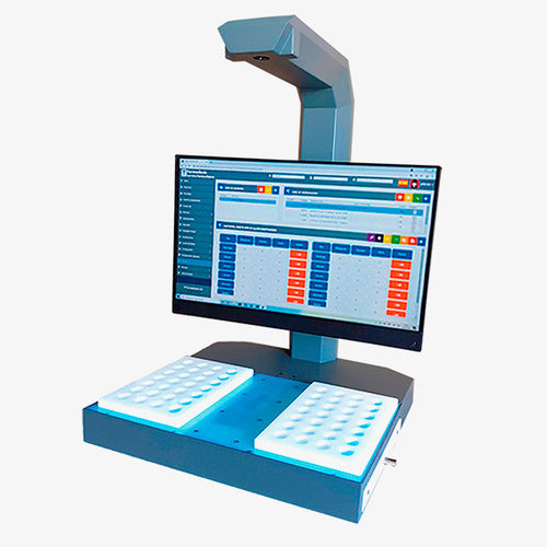 Sistema de embalaje semiautomático - Farmablister - Farmadosis SL - controlado por ordenador / compacto / de mesa