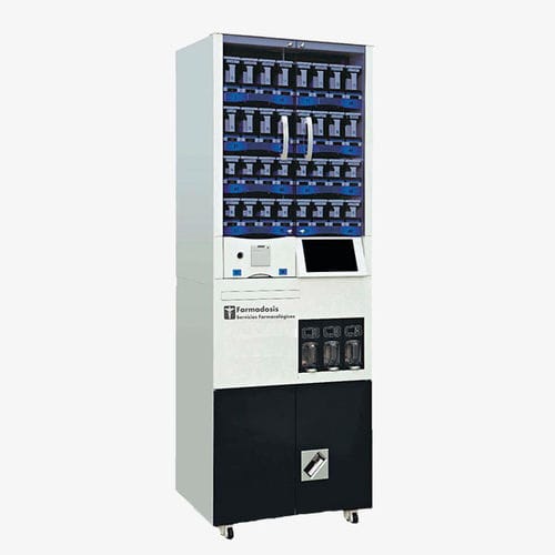 Sistema de embalaje automático - Farma 92L - Farmadosis SL - con ruedas / de comprimidos / de barquillas