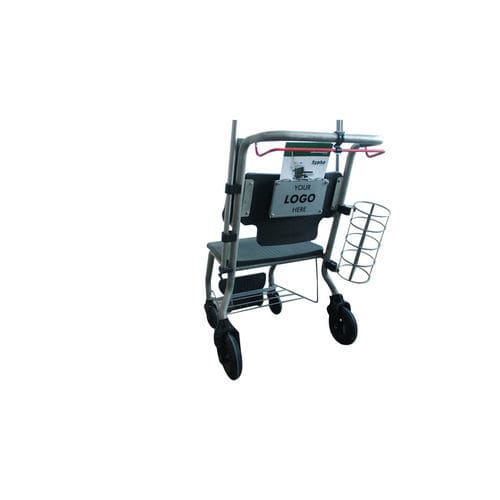 Silla de traslado de pacientes plegable - SYPHA - Hakerman - con ruedas / con reposapiernas / con portasueros