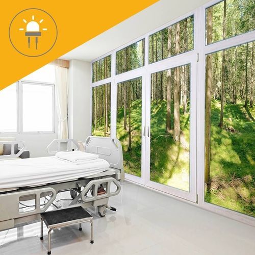 Panel LED de hospital - NATURELux® - Integromed GmbH - de pared / con animación gráfica