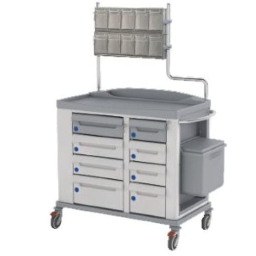 Carro médico - KMED-MED2 - Karrel Health Solutions - de medicamentos / para desechos / de dispensación de medicamentos