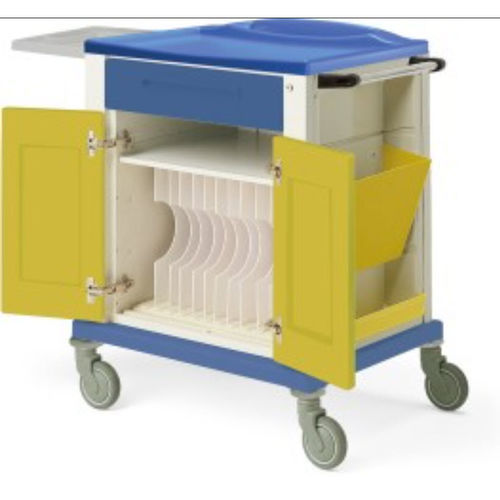 Carro médico - K816155 - Karrel Health Solutions - para historias clínicas / de limpieza / de almacenamiento