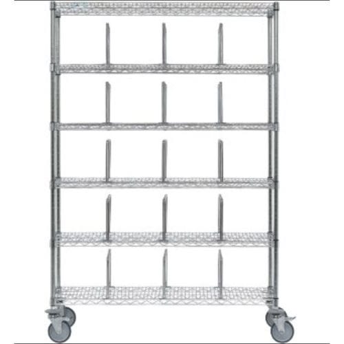 Estantería 6 estantes - K617852 - Karrel Health Solutions - para contenedores / estructura abierta / móvil