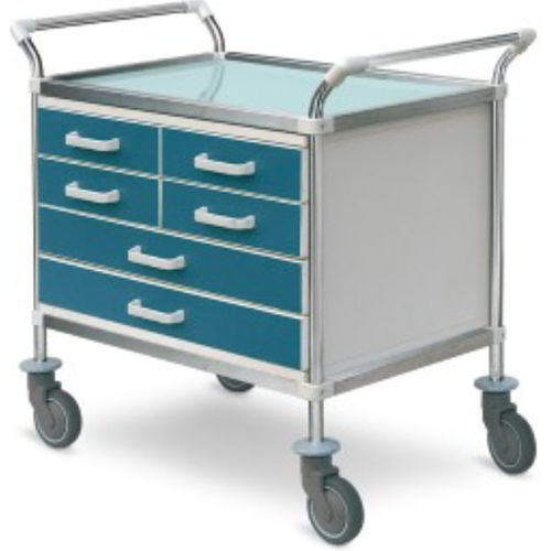 Carro médico - K816006 - Karrel Health Solutions - de uso general / para apósitos / de acero inoxidable