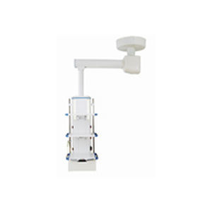 Brazo de distribución de pared - T500 - Panalex Medical - para cuidados intensivos / de brazo simple / con estantes