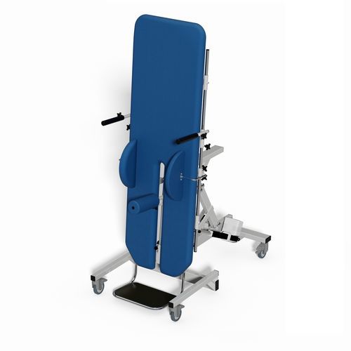 Mesa de verticalización 1 sección - 501D - Plinth Medical - para terapia / eléctrica / con ruedas