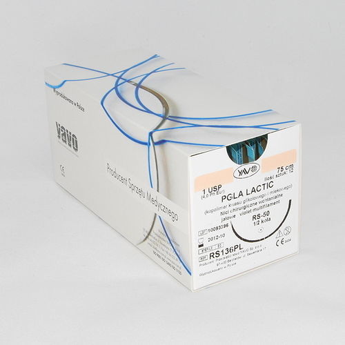 Hilo de sutura reabsorbible - PGLA LACTIC - Przedsiębiorstwo YAVO - cirugía general / cirugía de las heridas / cirugía ortopédica
