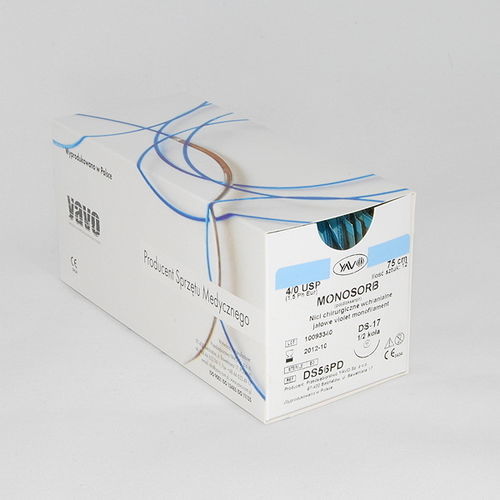 Hilo de sutura reabsorbible - Monosorb - Przedsiębiorstwo YAVO - cirugía general / cirugía oftálmica / cirugía ortopédica