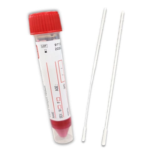 Hisopo para virus - Rmedica Co., Ltd - con medio de transporte / de plástico
