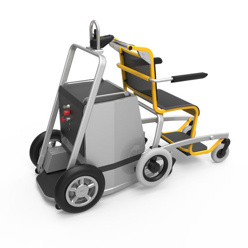 Transportador eléctrico para cama de hospital - Mobby-Mover - Special Mobility - para sala blanca / para carros médicos / con mando a distancia