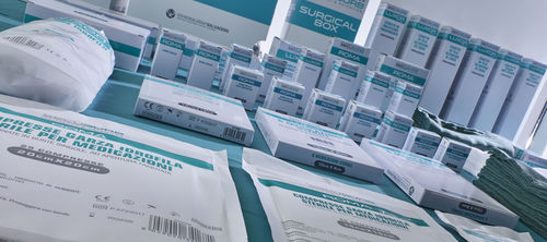 Compresa de gasa de algodón - Secu-Sorb - STS Medical Group SARL - sin tejer