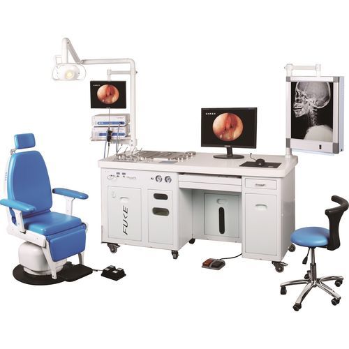 Estación de trabajo de ORL - FK-ENT1800DH - Tonglu Fuke Medical Instrument - con luz / con monitor