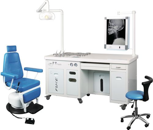 Estación de trabajo de ORL - FK-ENT1800DC - Tonglu Fuke Medical Instrument - con sillón / con luz / con monitor