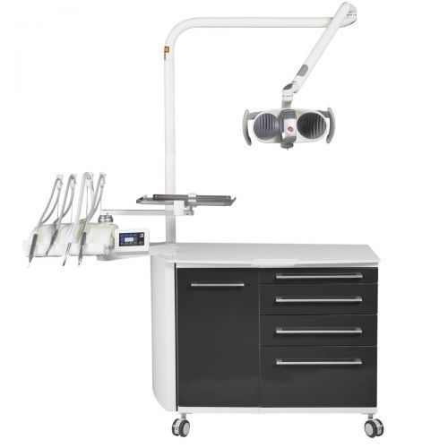 Estación de trabajo podológica - Scirocco - BTC - Medical Equipment - con ruedas / de acero inoxidable