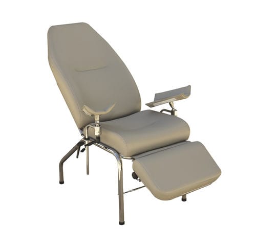 Sillón para extracción de sangre hidráulico - 683 - Sté AMEL - manual / de 3 secciones / con reposapiernas