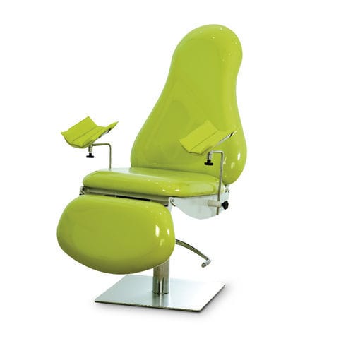 Sillón para extracción de sangre hidráulico - Sté AMEL - de 3 secciones / con reposabrazos / con reposapiernas
