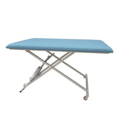 Mesa Bobath eléctrica - Sté AMEL - con ruedas / de 1 sección