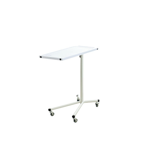 Mesa de cama de altura regulable -  ABS - Sté AMEL - con ruedas / con accionamiento manual