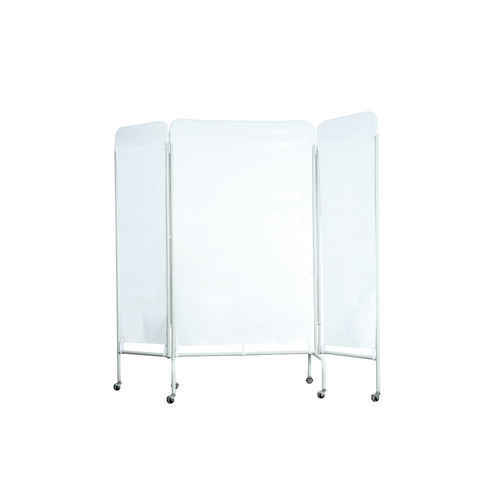 Biombo médico móvil - Sté AMEL - plegable / 3 paneles / con cortina