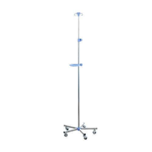 Portasueros con ruedas - Sté AMEL - 2 ganchos / de acero inoxidable / compatible con IRM
