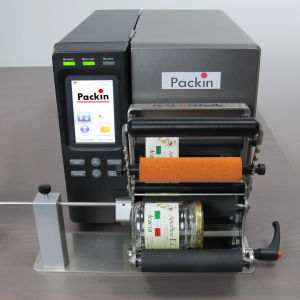 Etiquetadora para contenedores - Pk-50-M - PACKIN - semiautomática